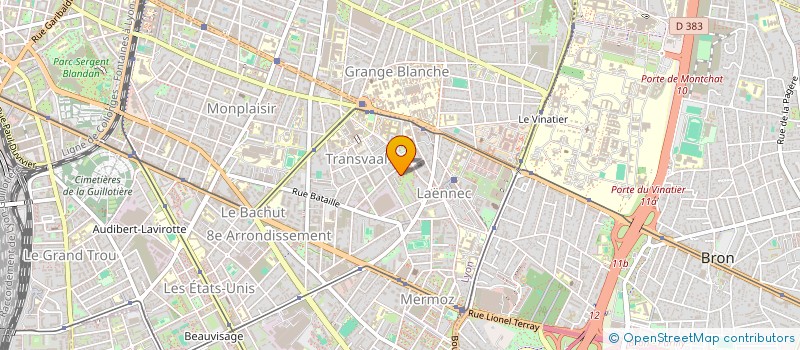 localisation de l'entreprise ALL-TRANSPORT  LYON