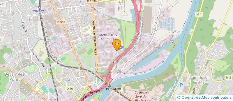 localisation de l'entreprise ALL TRANSPORT ET SERVICE  METZ