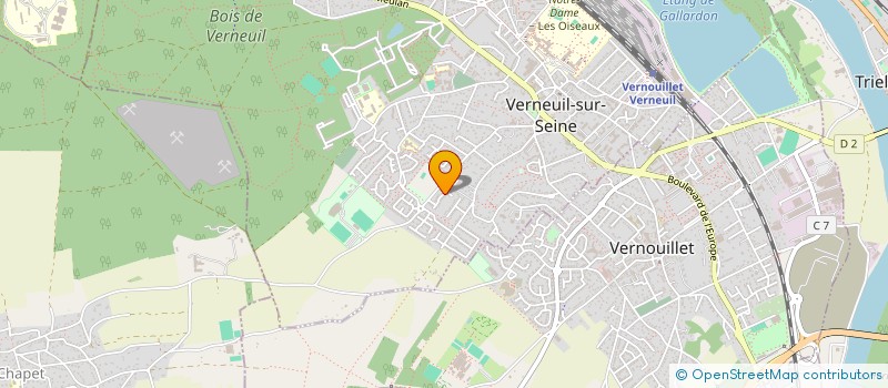 localisation de l'entreprise ALL TRUCKS à VERNEUIL-SUR-SEINE