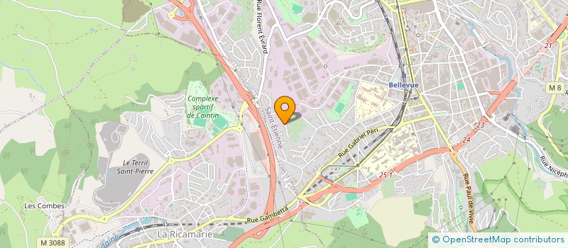 localisation de l'entreprise ALL TRUCKS  SAINT-ETIENNE