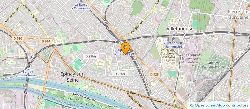 localisation de l'entreprise ALL VOYAGE 75 à EPINAY-SUR-SEINE