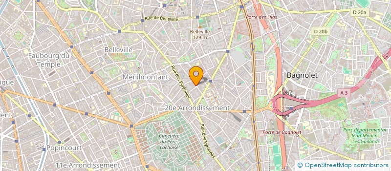 localisation de l'entreprise ALL VRAC  PARIS