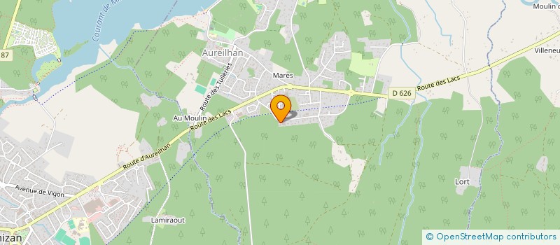 localisation de l'entreprise ALL WATER  AUREILHAN