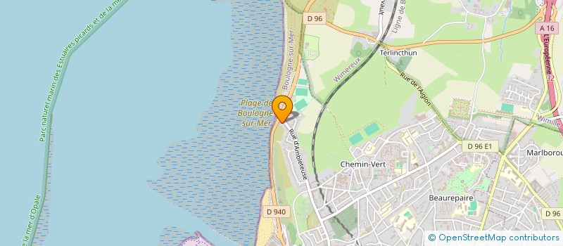 localisation de l'entreprise ALL WAVE  BOULOGNE SUR MER