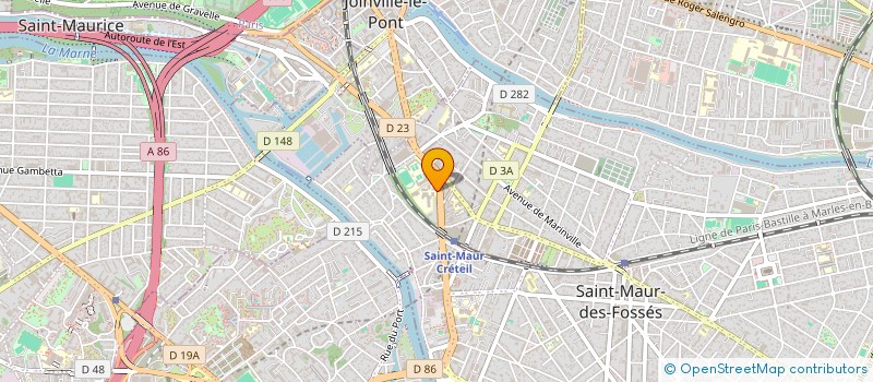 localisation de l'entreprise ALL WAYS TRADING à ST MAUR DES FOSSES