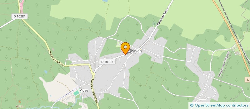 localisation de l'entreprise ALL WEAR AND COM  GRAYAN-ET-L'HOPITAL