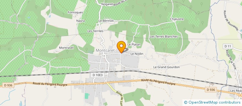 localisation de l'entreprise ALL WEB CREATION à MONTCARET