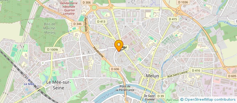 localisation de l'entreprise ALL-WIN  MELUN