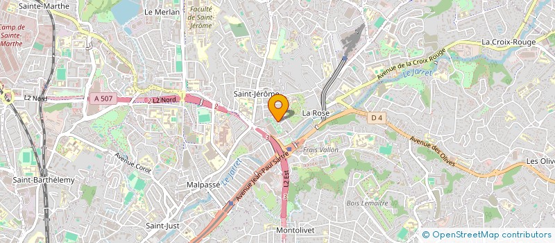 localisation de l'entreprise ALL WOMEN'S LEAGUE  MARSEILLE