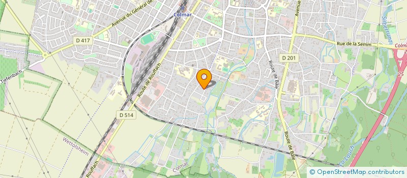 localisation de l'entreprise ALL ZAP  COLMAR