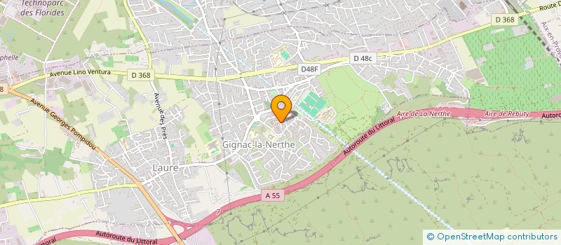 localisation de l'entreprise ALL4411 à GIGNAC-LA-NERTHE