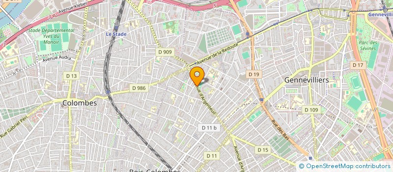 localisation de l'entreprise ALL4AUTOMATION à BOIS-COLOMBES