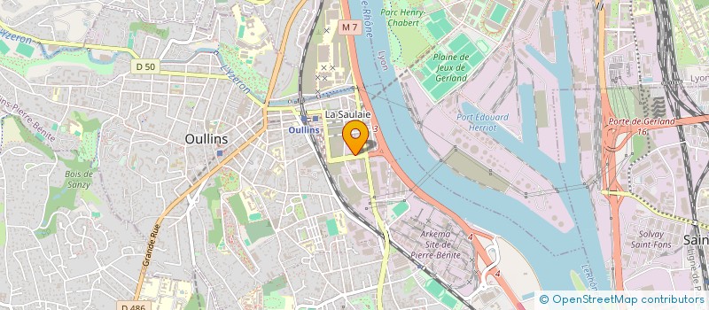 localisation de l'entreprise ALL4HOME LYON SUD OUEST  OULLINS-PIERRE-BENITE