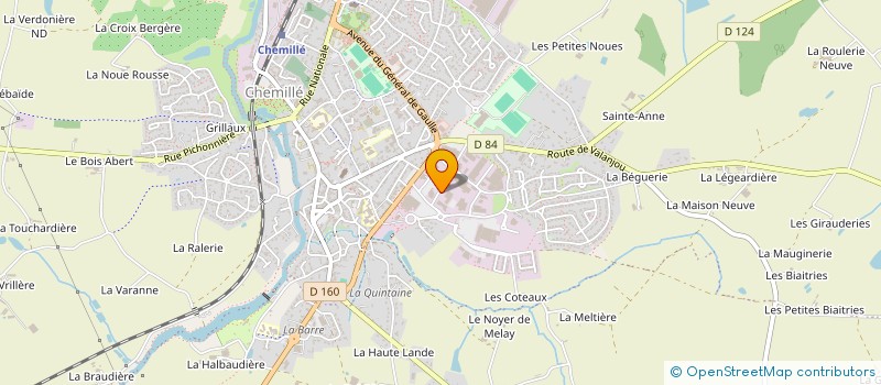 localisation de l'entreprise ALLA FRANCE à CHEMILLE-EN-ANJOU