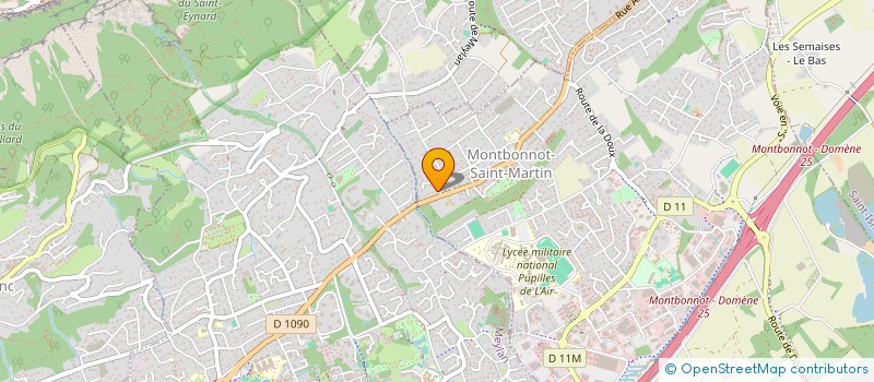 localisation de l'entreprise ALLAB FAMILLE  MONTBONNOT-SAINT-MARTIN