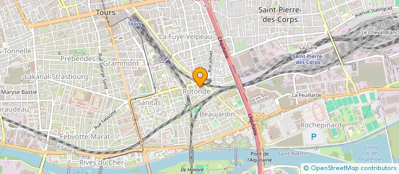 localisation de l'entreprise ALLADIN  TOURS