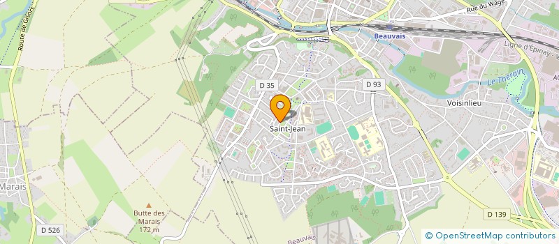 localisation de l'entreprise ALLAG PRIMEURS  BEAUVAIS