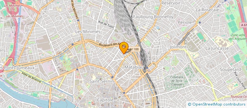 localisation de l'entreprise ALLAGUI à TOULOUSE