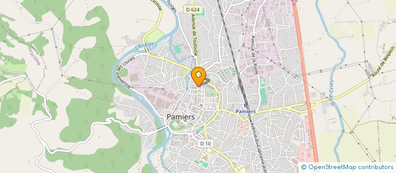 localisation de l'entreprise ALLAGUI ABDEL à PAMIERS