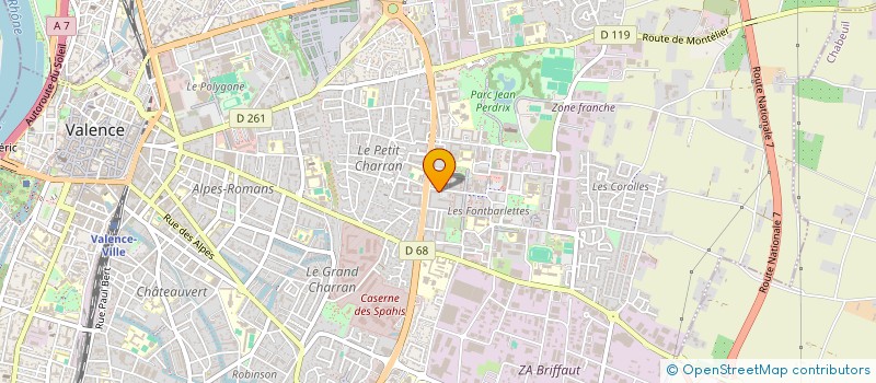 localisation de l'entreprise ALLAHYELE à VALENCE