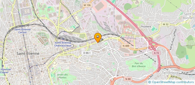 localisation de l'entreprise ALLAILOU BOUBAKEUR ET MOHAMED à SAINT-ETIENNE