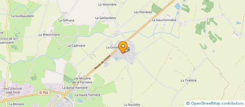 localisation de l'entreprise ALLAIN AGENCEMENT à LEGE
