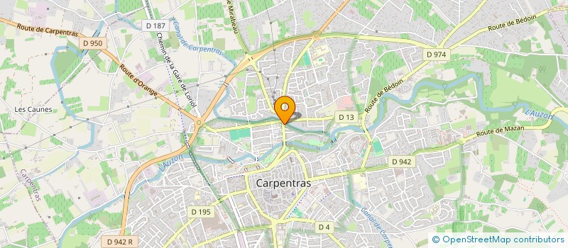 localisation de l'entreprise ALLAIN AUDITION à CARPENTRAS