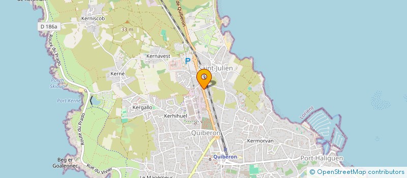 localisation de l'entreprise ALLAIN CHATAIN DISTRIBUTION  QUIBERON