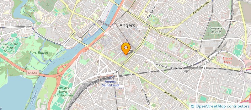 localisation de l'entreprise ALLAIN ET COMPAGNIE à ANGERS