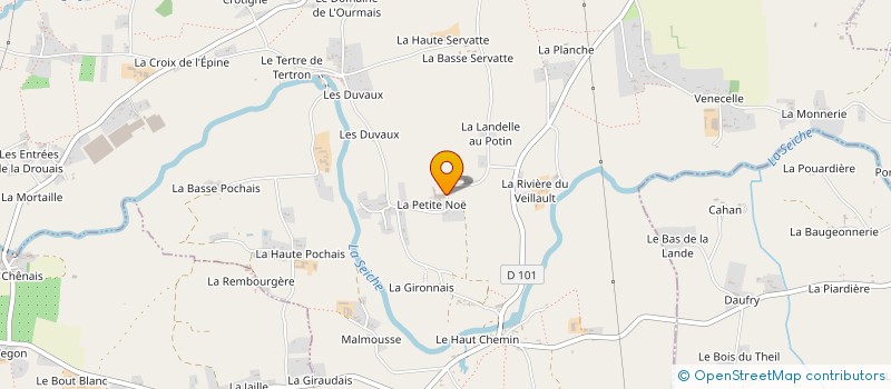 localisation de l'entreprise ALLAIN ET DELAFOLLYE  NOUVOITOU