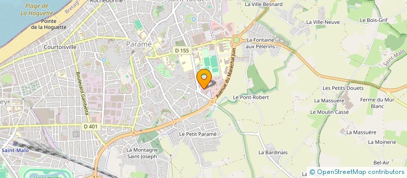 localisation de l'entreprise ALLAIN GAURON ELECTRICITE  SAINT-MALO