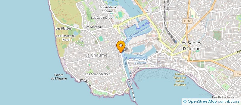 localisation de l'entreprise ALLAIN LTA à LES SABLES D'OLONNE