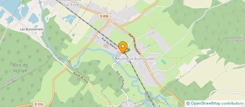 localisation de l'entreprise ALLAIN ROMUALD  AUTHEUIL-AUTHOUILLET