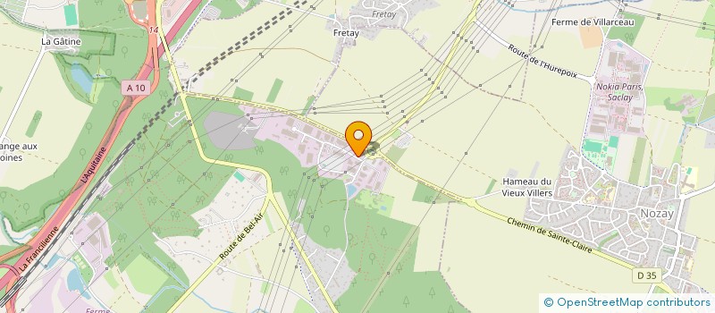 localisation de l'entreprise ALLAIN SERVICES à MARCOUSSIS