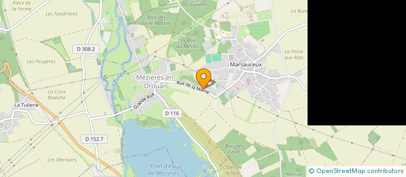 localisation de l'entreprise ALLAIN VALERY ET ASSOCIES à MEZIERES-EN-DROUAIS