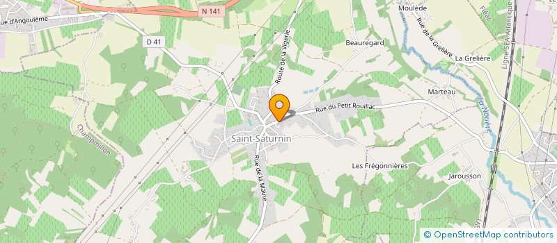 localisation de l'entreprise ALLAIRE ARCHITECTE à SAINT-SATURNIN