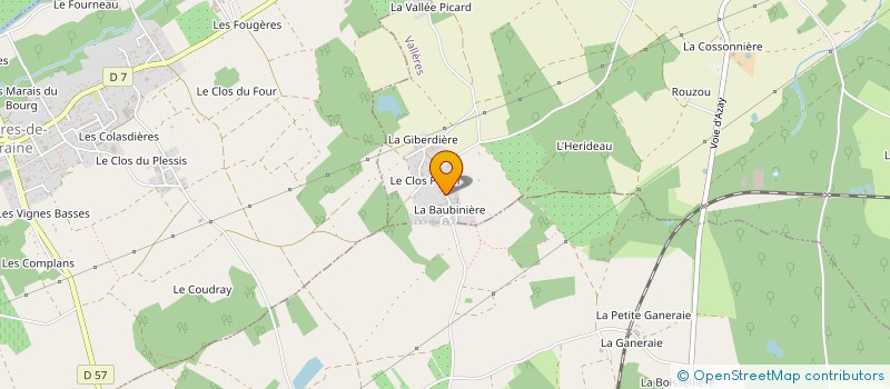 localisation de l'entreprise ALLAIRE SARL à VALLERES