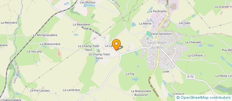 localisation de l'entreprise ALLAIRE SOLAIRE  SAINT-MALO-DU-BOIS