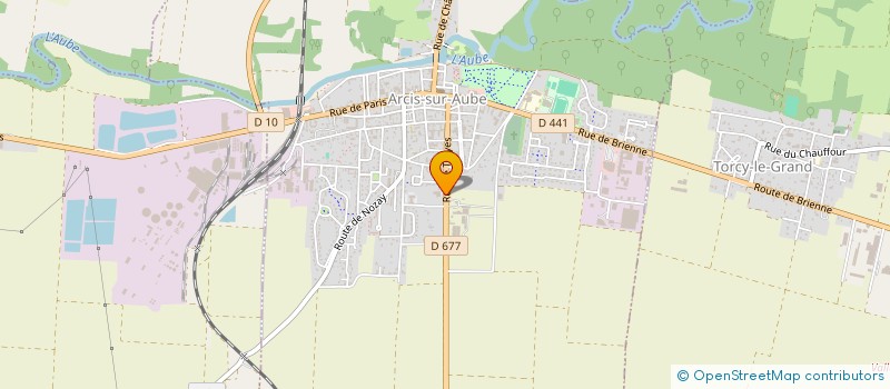 localisation de l'entreprise ALLAIS  ARCIS-SUR-AUBE