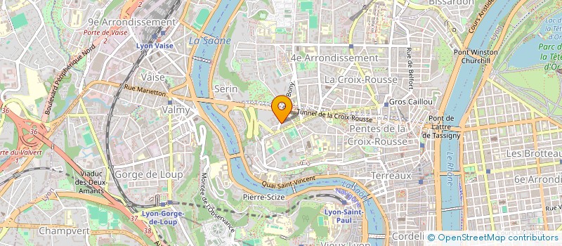 localisation de l'entreprise ALLAIS -ALESIA  LYON