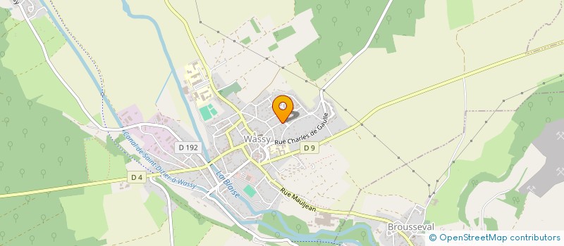 localisation de l'entreprise ALLAIS COUVERTURE à WASSY
