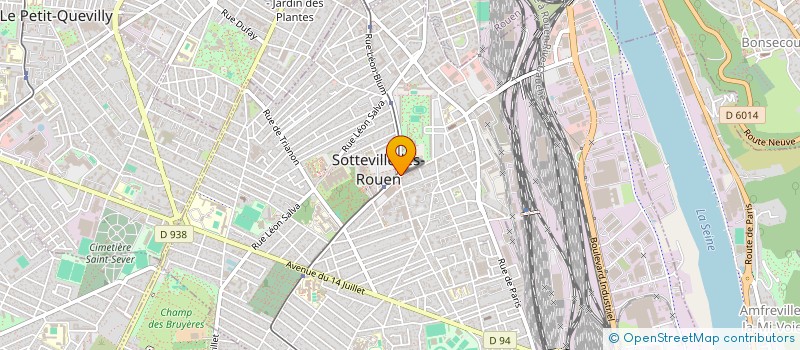 localisation de l'entreprise ALLAIS LECLERC  SOTTEVILLE-LES-ROUEN