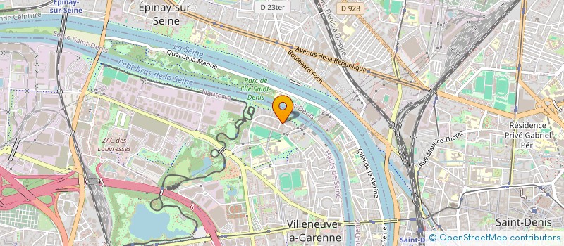localisation de l'entreprise ALLAL TAXI à VILLENEUVE-LA-GARENNE