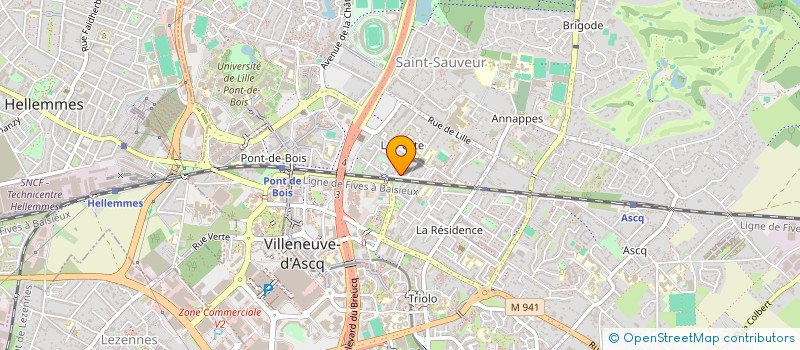 localisation de l'entreprise ALLALI  VILLENEUVE-D'ASCQ