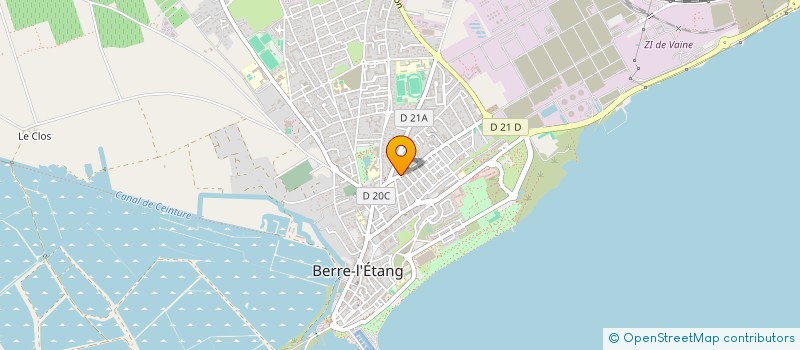 localisation de l'entreprise ALLALI FRERES à BERRE-L'ETANG