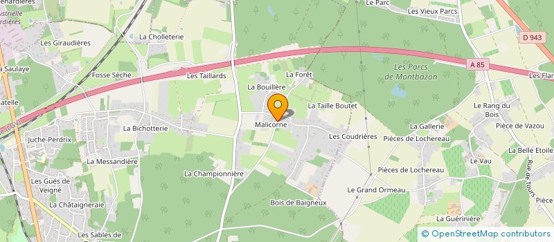 localisation de l'entreprise ALLALUSA à VEIGNE