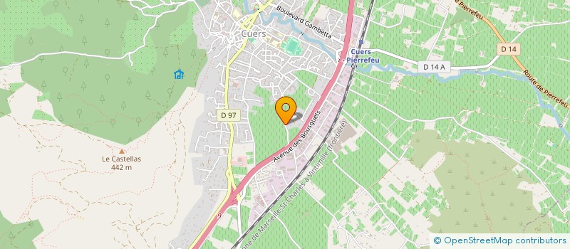 localisation de l'entreprise ALLAMANDA PARC ELAGAGE  CUERS