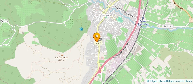 localisation de l'entreprise ALLAMANDI FRERES  CUERS