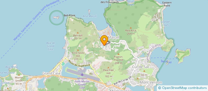 localisation de l'entreprise ALLAMANNO BERNARD SECURITE  SAINT MARTIN