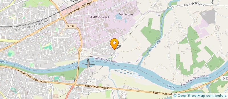 localisation de l'entreprise ALLAN IMMO  ROMANS-SUR-ISERE